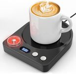 Coanto Mug Warmer, Coffee Mug Warmer for office, Cup Warmer with 9 Temperature Settings, 0.5-9H Timer, Drink Warmer for Desk, Tea, Milk, Portable Beverage Warmer (Excluding Cup), Black