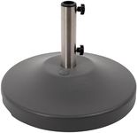 US Weight Fillable Free Standing Empty Umbrella Base, Grey