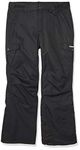 Arctix Kids Snow Sports Cargo Snow Pants with Articulated Knees, Black, Large Regular