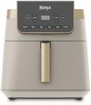 Ninja Air Fryer MAX PRO, 6.2L, Uses No Oil, Large Square Single Drawer, Roast, Bake, Air Fry, Digital, Cook From Frozen, Non-Stick, Dishwasher Safe Basket & Crisper Plate, Stone Gold AF180UKSD