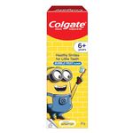 Colgate Kids Toothpaste, Gentle Protection for 6+ Years, Minions, Bubble Fruit Flavour, 80g