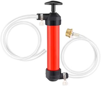 Antifreeze Hand Pump Kit - RV Water Hand Pump Kit with 3 Clamps, Water System Antifreeze Pump to Make Winterizing Easier for RV Camper Trailer, Water Fuel Transfer Pump for Gas Oil and Liquids