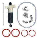 Aosnom Hot Tub Water Pump P4071, 58113, E02 Repair Kit for Coleman SaluSpa Lay-Z-Spa w/Impeller & Shafts