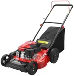 PowerSmart Gas Lawn Mower 21-Inch 144 cc OHV Engine 3-in-1 Push Mower with Bagging