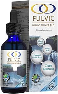 Optimally Organic Water Extracted Fulvic Ionic Minerals X100 - Extreme Immune Support Daily Drops - Patented BioActive Plant Based Ionic Fulvic Acid & Humic Acid - Trace Minerals - Electrolytes