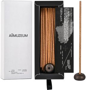 Aiimuzeum® Potala Tibetan Incense Sticks Traditional Meditation Tara Healing- with Luxe Pebble Incense Holder Gift Set Handcrafted for Meditation, Yogis & Relaxation 20 Packs (Herbal Scent)