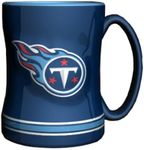 NFL Tennessee Titans Sculpted Relief Mug, 14-Ounce