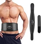 sielife EMS Muscle Stimulator, ABS Trainer Belt Abdominal Exerciser Stimulator Toner Stomach Toning Belt Trainer Fitness Training Gym Workout for Men Women (NO NEED REPLACEMENT PADS OR GEL)