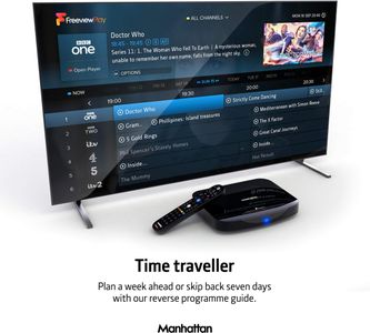Manhattan T3-R 4K Recorder with 500GB Storage – Freeview Play TV Box