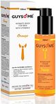 GUYSOME Intimate Wash for Men, Daily Hygiene Wash for Male Genital Area Care, pH Balance for Sensitive Skin with Vitamin E & Sea Buckthorn 3.38 FL Oz 100ML (Orange)