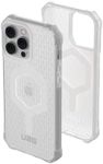 UAG Designed for iPhone 14 Pro Max Case Clear Ice 6.7" Essential Armor Build-in Magnet Compatible with MagSafe Charging Ultra Thin Ergonomic Translucent Protective Cover by URBAN ARMOR GEAR