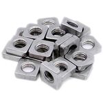 M5 (5mm) Square Nut - Stainless Steel (A2) (Pack of 20)