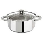 Ecolution Pure Intentions Stainless Steel 5-Quart Dutch Oven with Glass Lid