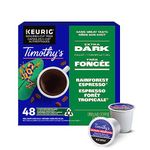 Timothy's Rainforest Espresso K-Cup Coffee Pods, 48 Count For Keurig Coffee Makers