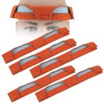 Techson Hard Hat Sweatband 6 Pack, Washable Adjustable Hardhat Liner to Keeps Cool and Dry, Reusable Cotton Helmet Welding Comforter Pad Belt Accessories Fit Most Safety Helmets