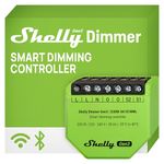 Shelly Dimmer Gen3, WiFi Smart Dimmer, Home Automation, Dimmable Lights, LED Strips, No Neutral Required, Smart Schedules, No Hub Required, Nigth Mode, iOS & Android