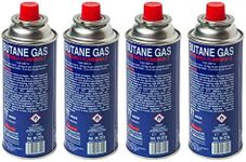 We Can Source It Ltd - Butane Gas Bottles for Portable Stoves Cookers, Grill Heaters, Chef Wand - Butane Gas Canisters - Pack of 4 Butane Canisters