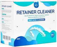 Retainer & Denture Cleaner Tablets (240 count) - Dental Aligner, Mouth & Night Guards, False Teeth Cleaning