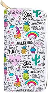 Rave Envy Girls Wallet, Wallet for Girls, Kids Wallet, Cute Trendy Wallets for Women - Fashionable Small Womens Wallets, Drama Queen, One Size Fits Most, Travel Wallet