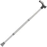 Days Ergonomic Handle Walking Stick, Aluminium Walking Cane, Non-Slip Rubber Ferrules, Comfortable Mobility Aid, Adjustable Height 730 mm to 960 mm, Left Hand (Eligible for VAT relief in the UK)