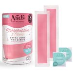 Nad's Extra Long Wax Strips, Hair Removal, Large Waxing Strips, 20 Strips