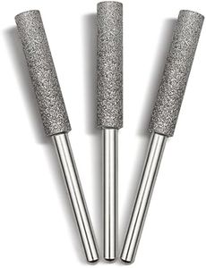 UF-SHARP CBN Chainsaw Sharpener Bits, 7/32 Inch, 3-Pack, for Carbide & Steel Chain Saws (7/32 inch)