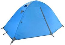 TRIWONDER 1 Person 3 Season Backpacking Tent Camping Tent Lightweight Waterproof Double Layer for Camping Hiking Travel (Blue)