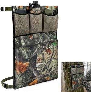 Inflatable Hunting Knee Pad Cushion with 3 Mesh Pockets for Tree Saddle