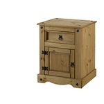 Mercers Furniture Corona 1 Door 1 Drawer Bedside