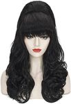 Beehive Wig Black Women Vintage Lon