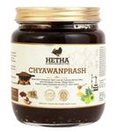 Hetha Organics Chyawanprash made with Himalayan A2 Cultured Ghee in Iron Kadhai. NO White Sugar. No Preservatives - 600grams