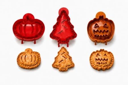 Mini Hand Pie Press Set, Pastry Cutter and Sealer for Holiday Baking (#W)