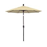 California Umbrella GSPT758117-5422 7.5' Round Market Umbrella, Sunbrella Antique Beige