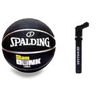 Spalding Slamdunk Rubber Basketball, Size 5, (Black)