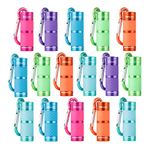 LUX-PRO LP139 Glow-in-the-Dark Key Chain LED Flashlight (16 Pack)