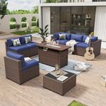 Aoxun 8 Piece Patio Furniture Set w