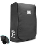 Stroller Travel Bag Compatible with UPPAbaby VISTA, VISTA V2, CRUZ, and CRUZ V2, Heavy Duty Stroller Bag with Exposed Wheels for Easy Rolling, Waterproof and Dustproof, Great for Airplane Travel, Grey