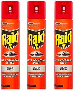 3 x 300ml Ant & Cockroach Insect Control Spray