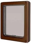 Dog Mate Lockable Medium Dog Door, Brown (215B)