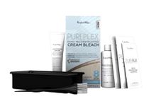 Knight & Wilson Pure Plex Bond Reconstructing Cream Hair Bleach, Ammonia Free Formulation Lifts up to 8 Shades, Protects & Repairs, While Lightening. Full Hair Bleaching Kit.