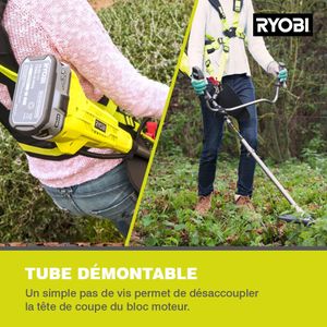 Ryobi 18V One+ Cordless Brush Cutter – Bike Handle
