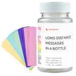 Long Distance Relationships Gifts Love Capsules Messages in a Bottle Gift for Boyfriend or Girlfriend, Pill Capsules Empty for Notes in Plastic Jar, Men Valentines Day Gifts for Him Boyfriend Husband