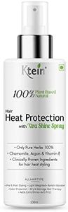 100% Plant Based Hair Heat Protection Spray with EXTRA SHINE, Chamomile, Argan and Vitamin E 100ml