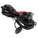 Zmoon Wiring Harness Kit 13FT for Multi-Mode of LED Light Bar, 12V 40A On-Off Switch Relay for Switching Different Lighting Modes - 2 Leads & 2 Relays