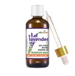 Naturoman Lavender Essential Oil | For Skin, Hair, Face & Body | Natural & Pure | Suitable for All Skin Types | Multipurpose | Therapeutic Grade | Pack of 1 | 100 ml