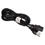 HQRP AC Power Cable for DYNEX DX-32L150A11 DX-37L150A11 DX-40L130A11 DX-40L260A12 DX-40L261A12 LCD TV Monitor Mains Cord Plug Wire