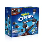 Oreo Mini Oreo Chocolate 10X Packs, 204 g, Blue & Brown, 10 Count (Pack of 1) (4029825)