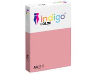 Indigo Color Paper A4 80 gsm Multifuctional Coloured Copier Paper 1 Ream 500 Sheets (Pastel Light Pink)