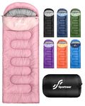 Sportneer Sleeping Bag, 3 Season Sleeping Bags for Adults Fall, Spring & Cool Weather Waterproof Lightweight Portable Sleeping Bags for Adults Boys Girls Camping Hiking Backpacking Outdoor Travel