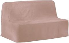 Antonouse Sofa Cover for IKEA sofabed Lycksele Lovas,A Lycksele Double seat sleepcover Replacement,Size 55"/58"X75"(Brown)